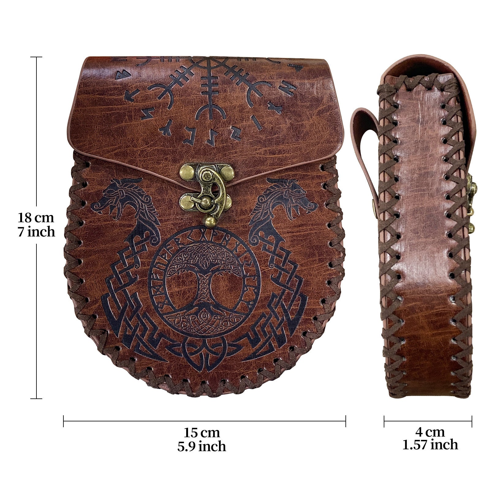 Viking Style Vintage Belt Bag