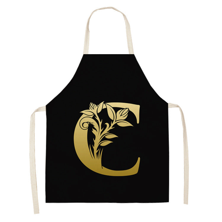 Letter Series Apron