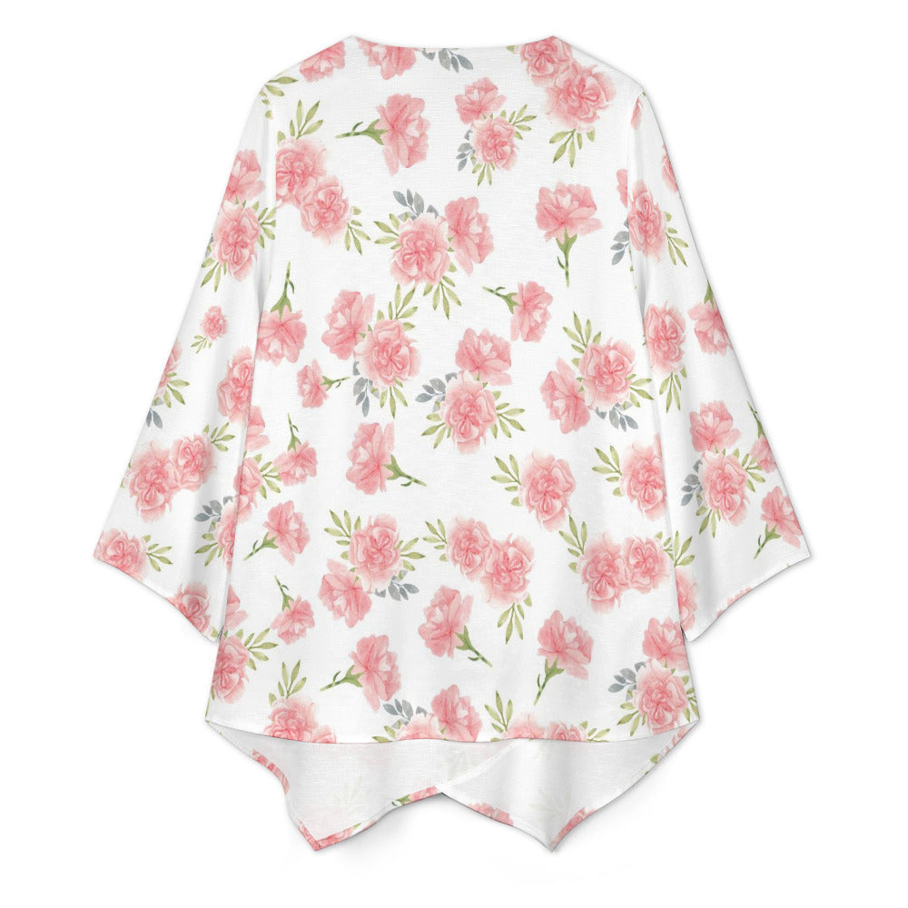 Women's New V-neck top-Floral