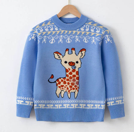 Elastic Pullover Christmas Sweater