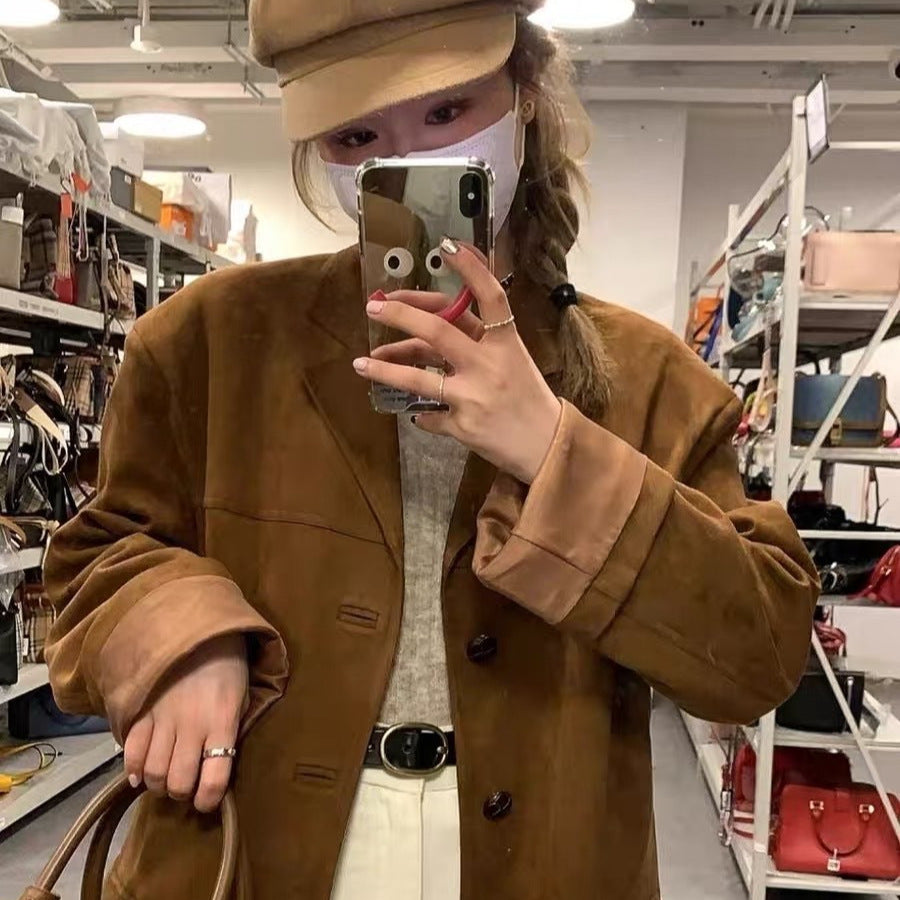 Suede Vintage Blazer