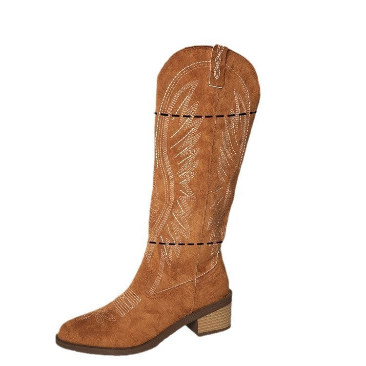 Vintage Embroidered Boots