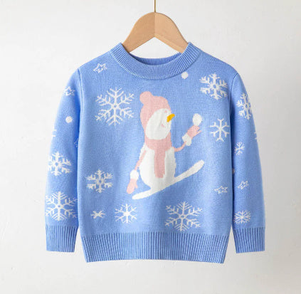 Elastic Pullover Christmas Sweater