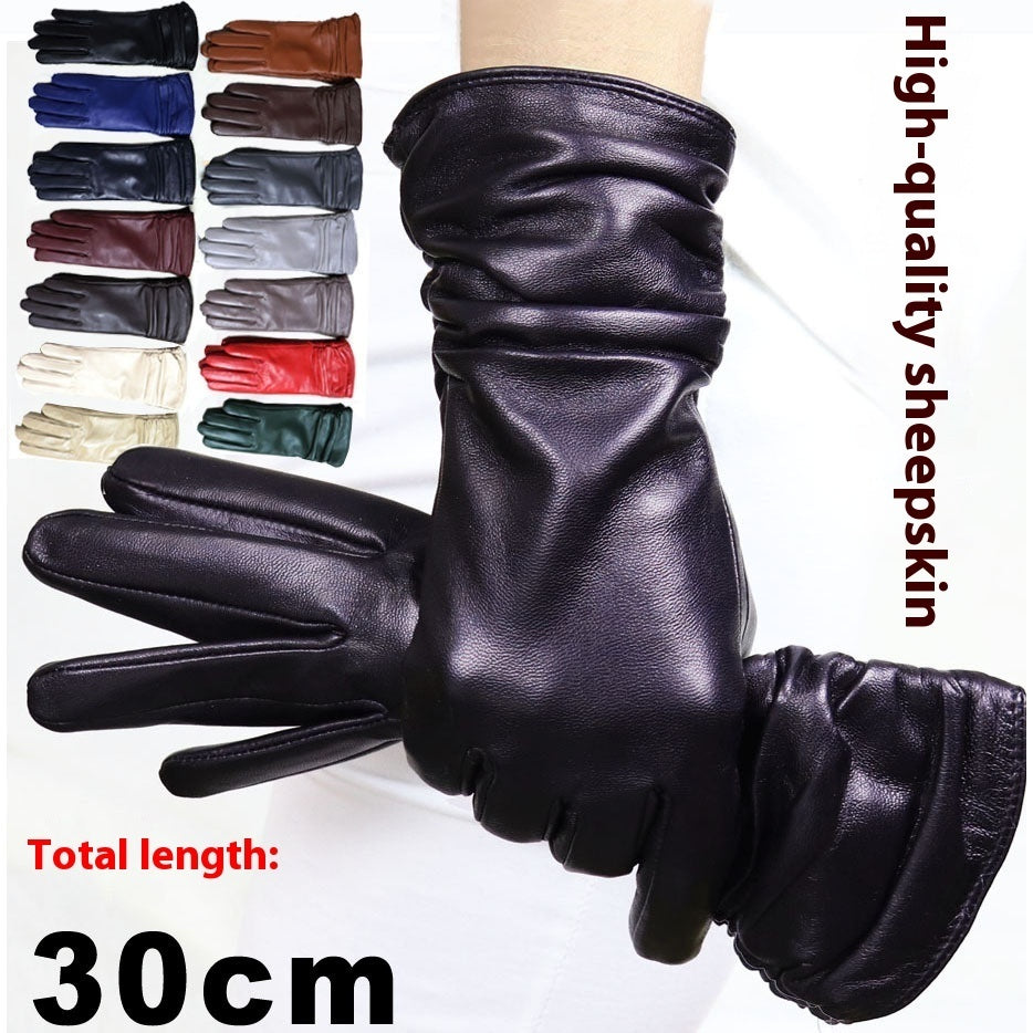 Leather Sheepskin Gloves